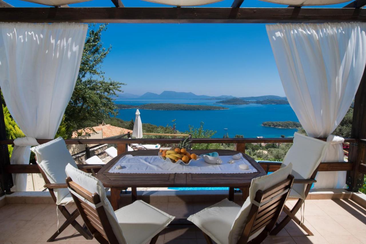 Villa Pasithea - Breathtaking Seaviews, Infinity Pool, Privacy, Close To The Beach Nydri  Exterior photo