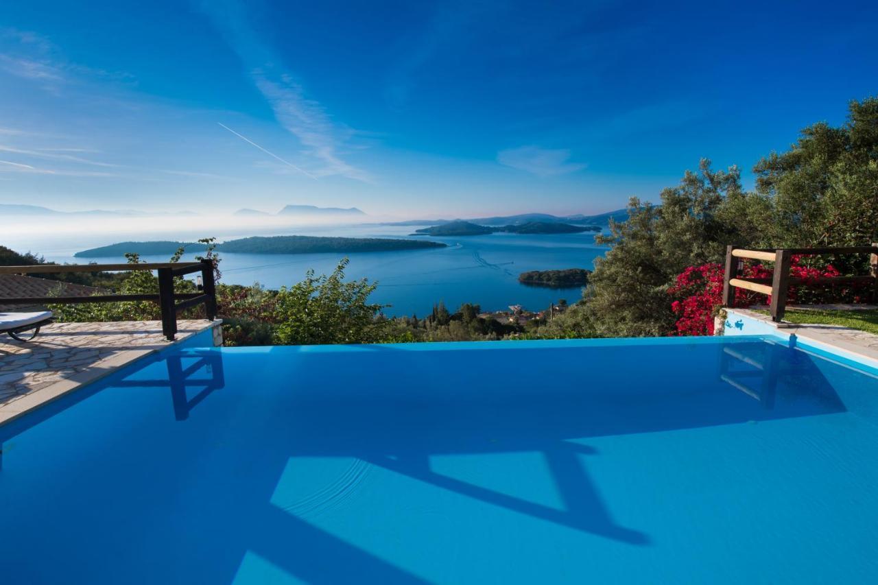 Villa Pasithea - Breathtaking Seaviews, Infinity Pool, Privacy, Close To The Beach Nydri  Exterior photo